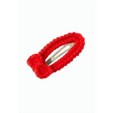 Renklime Fiyong Oval Işlemeli Örgülü Çıtçıtlı Toka