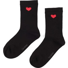 Faik Sönmez Kalp Jakarlı Soket Çorap S26CRP011