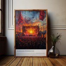 Ninastore Festival Gün Batımı Posteri Indir: Müzik Festivali Sanat Baskısı