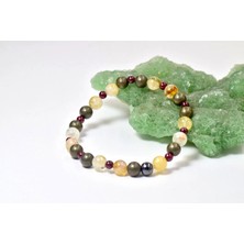 Doğaltaş 8 Yaşam Yolu Bilekliği – Güç, Bolluk ve Karizma Enerjisi