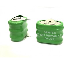 Marsilyan 3.6V 3S1P 160 Mah 2 Pin Nımh Buton Pil (72)