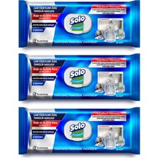 Solo Aquablock Cam Yüzeylere Özel Temizlik Havlusu 30'lu x 3 Adet