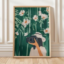 Ninastore Çiçekli Alan Fotoğrafçısı Sanat Baskısı/ Zümrüt Yeşili/ Doğa Fotoğrafçılığı (Dijital Indirme)