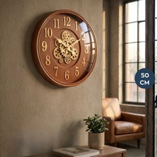 Homing Biel Retro Turuncu 50 cm Duvar Saati 242526