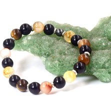 Doğaltaş Aslan Burcu Için Özel Doğal Taş Bilekliği