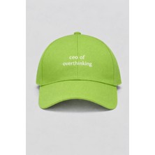 SF Collection Unisex Ceo Of Overthinking Baskılı Spor Şapka – Ayarlanabilir Pamuklu Cap Günlük Kombin Şapkası