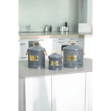 Feyza Design 3 Boy Patates Soğan Sarımsak Saklama Kovası, Sağlam ve Şık Tasarım