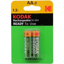 Marsilyan Kodak Şarj Edilebilir Nimh Aa Pil 2600 Mah (2 Adet) (72)