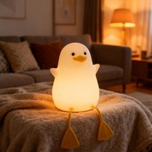 MYSTYLE Dekoratif LED Sevimli Ördek Dc-27 Gece Lambası