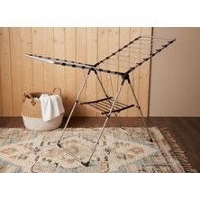 Mihres %100 Alüminyum Kelebek Kurutmalık Çamaşır Askılığı Balkon Tipi Ev Tipi Pratik Kurutmalık Paslanmaz