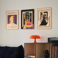 Ninastore 70'ler Psychedelic Sanat Baskısı: Retro Hippie Oda Dekorasyonu (Dijital Indirme)