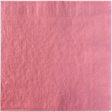 Roll-Up Kağıt Peçete Pembe 33 x 33CM 20LI