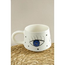 Renklime Kiraz Desenli Seramik Kupa