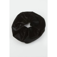 Renklime Siyah Renkli Kadife Simit Toka 8 cm