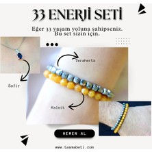 Doğaltaş 33 Yaşam Yoluna Özel Bilgelik ve Hizmet Seti – Kalsit, Terahertz, Safir