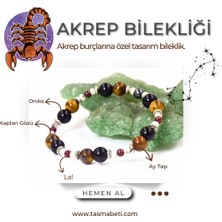 Doğaltaş Akrep Burcu Özel Doğal Taş Bileklik