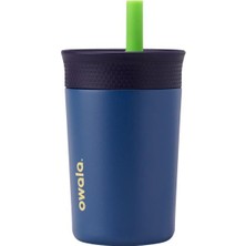 Owala 12 Oz (355 Ml) Kids Pipetli Çift Katmanlı Paslanmaz Çelik Termos – Sızdırmaz Kapak