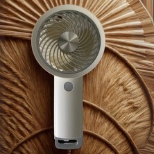 Marsilyan USB ile Şarj Olabilen 3 Ayarlı Fan Modlu Çanta Tipi El Fanı (4887)
