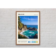 Ninastore Gerçek Fotoğraf/ Big Sur Baskısı/ Big Sur Duvar Sanatı/ Big Sur Posteri/ Big Sur Fotoğrafı/ Big Sur