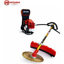 Mitashi Pro 5.7 HP Benzinli Sırt Tırpan – Dal Budama, Çit Kesme ve Tüm Aparatlar Dahil Çok Amaçlı Set