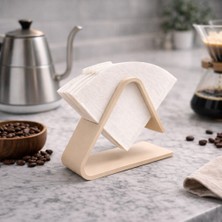 Üçgen Filtre Kağıdı Standı-Kahve Demleme Kağıdı Tutucu-V60 Kağıt Tutucu Stant- Filtre Kahve Düzenleyici