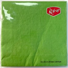 Roll-Up Kağıt Peçete Yeşil 33 x 33CM 20LI