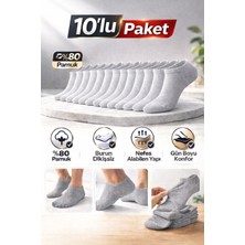 Baff 10'lu Pamuklu Unisex Görünmez Çorap
