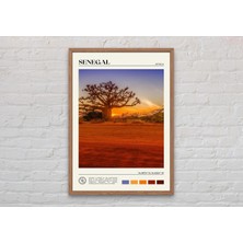 Ninastore Gerçek Fotoğraf/ Senegal Baskısı/ Senegal Duvar Sanatı/ Senegal Posteri/ Senegal Fotoğrafı/ Senegal