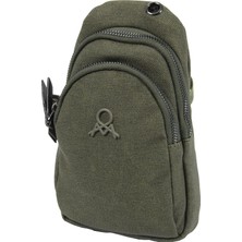 Mega Bag M 712 Küçük Bodybag Yeşil-Kahve