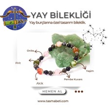 Doğaltaş Yay Burcu Için Özel Doğal Taş Bilekliği