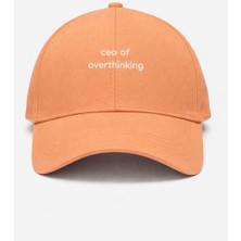 SF Collection Unisex Ceo Of Overthinking Baskılı Spor Şapka – Ayarlanabilir Pamuklu Cap Günlük Kombin Şapkası