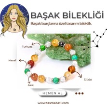 Doğaltaş Başak Burcu Için Özel Doğal Taş Bilekliği