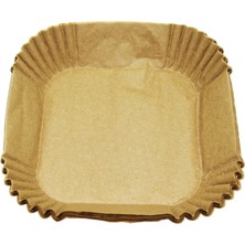 Marsilyan Air Fryer Kare - Büyük - 200MMX45MM Kağıt Pişirme Kalıbı (4887)