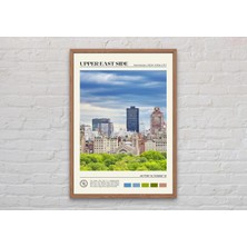 Ninastore Gerçek Fotoğraf/ Upper East Side Baskısı/ Upper East Side Duvar Sanatı/ Upper East Side Posteri/ Upp