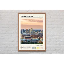 Ninastore Gerçek Fotoğraf/ Birmingham Baskısı/ Birmingham Duvar Sanatı/ Birmingham Posteri/ Birmingham Fotoğra