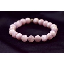 Doğaltaş Kunzit Taşı Bileklik 8mm
