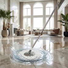 Awıon Titanik Jetspin Döner Başlıklı Mop Sapı ve Mikrofiber Mop Yedeği Takımı (TYT243)