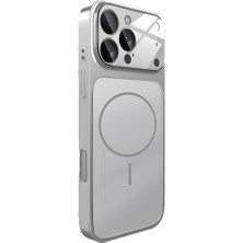 14 Uyumlu 17 Pro Max Görünümlü Çevirici Kamera Koruma Magsafe Şarj Telefon Kılıfı