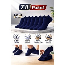 Baff 7'li Pamuklu Unisex Görünmez Çorap