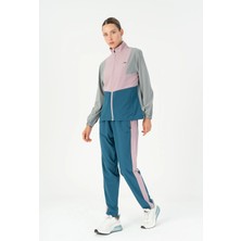 Maraton Regular Kadın Dik Yaka  Gri- Tracktop