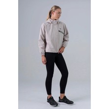 Maraton Comfort Kadın Çıkma Kapüşonlu  Gri- Yağmurluk