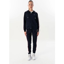 Maraton Comfort Kadın Kapüşonlu  Lacivert Tracktop