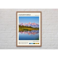 Ninastore Gerçek Fotoğraf/ Jackson Hole Baskısı/ Jackson Hole Duvar Sanatı/ Jackson Hole Posteri/ Jackson Hole