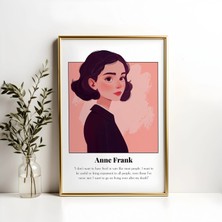Ninastore Anne Frank Sözü Posteri: Ilham Veren Tarihi Kadınlar Baskısı