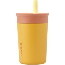 Owala 12 Oz (355 Ml) Kids Pipetli Çift Katmanlı Paslanmaz Çelik Termos – Sızdırmaz Kapak