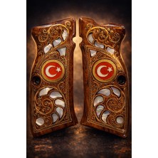 Sözler Savunma Sarsılmaz Kılınç 2000  Mega ve  K11 uyumlu ahşap sedef kabze