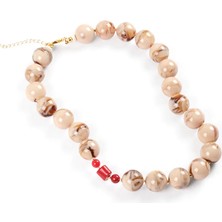 Faik Sönmez Doğal Taş Görünümlü  Kolye S26KLY017