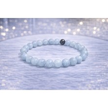 Doğaltaş Akuamarin Bileklik 6mm