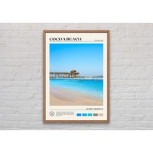 Ninastore Gerçek Fotoğraf/ Cocoa Beach Baskısı/ Cocoa Beach Sanatı/ Cocoa Beach Posteri/ Cocoa Beach Fotoğrafı