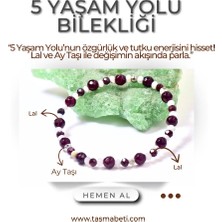 Doğaltaş 5 Yaşam Yolu Bilekliği – Özgürlük, Tutku ve Değişim Enerjisi